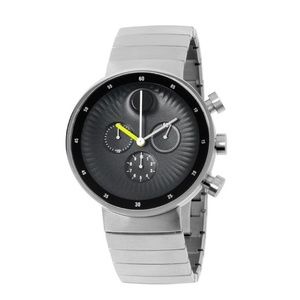 Movado Men's Edge Concave Black Quartz 3680009